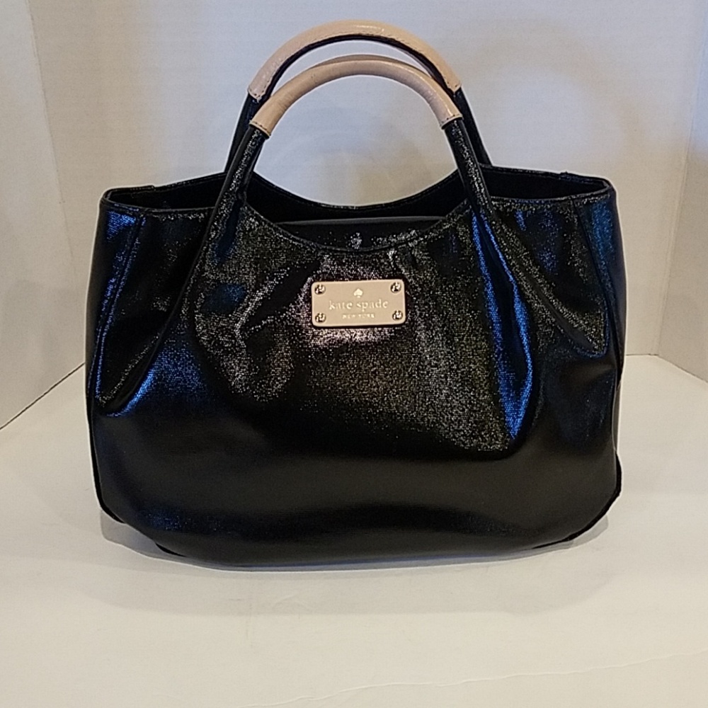 Kate Spade patent Black handbag
